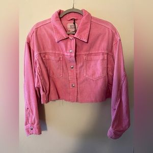 BDG Cropped denim/ corduroy jacket
